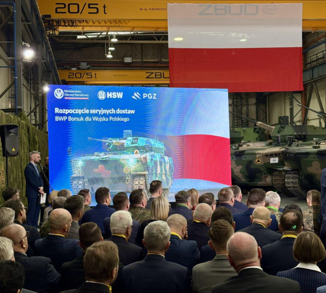 Pierwsze Borsuki wreszcie w wojsku. Armia zyskuje 15 nowych bojowych wozów piechoty