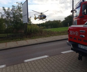 Wybuch gazu w domu w Porębie Radlnej. Ucierpiała ok. 50-letnia kobieta