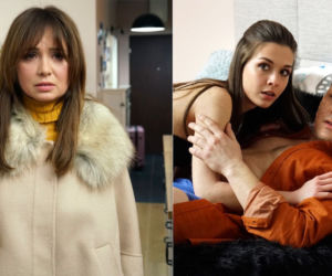 Barwy szczęścia odc. 2059. Pielęgniarka Anastazja (Karolina Dąbrowska), Tomek (Tomasz Błasiak), Mariola (Agnieszka Mrozińska)