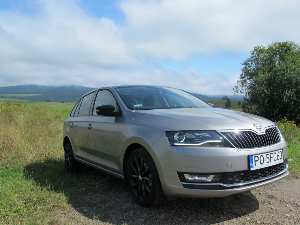 Skoda Rapid w Bieszczadach 