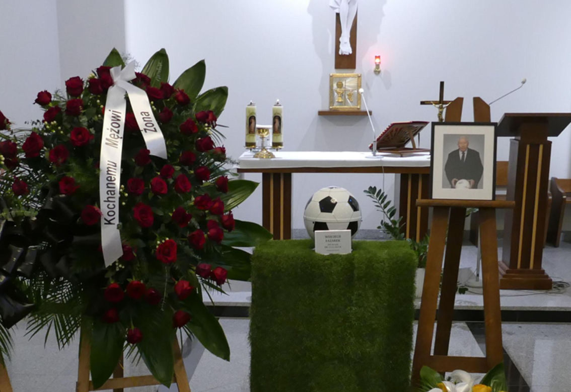 Pogrzeb trenera Wojciecha Łazarka
