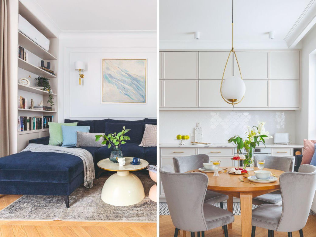 Mieszkanie w stylu modern classic
