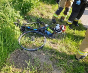 Wypadek rowerzystek w Wilkowicach
