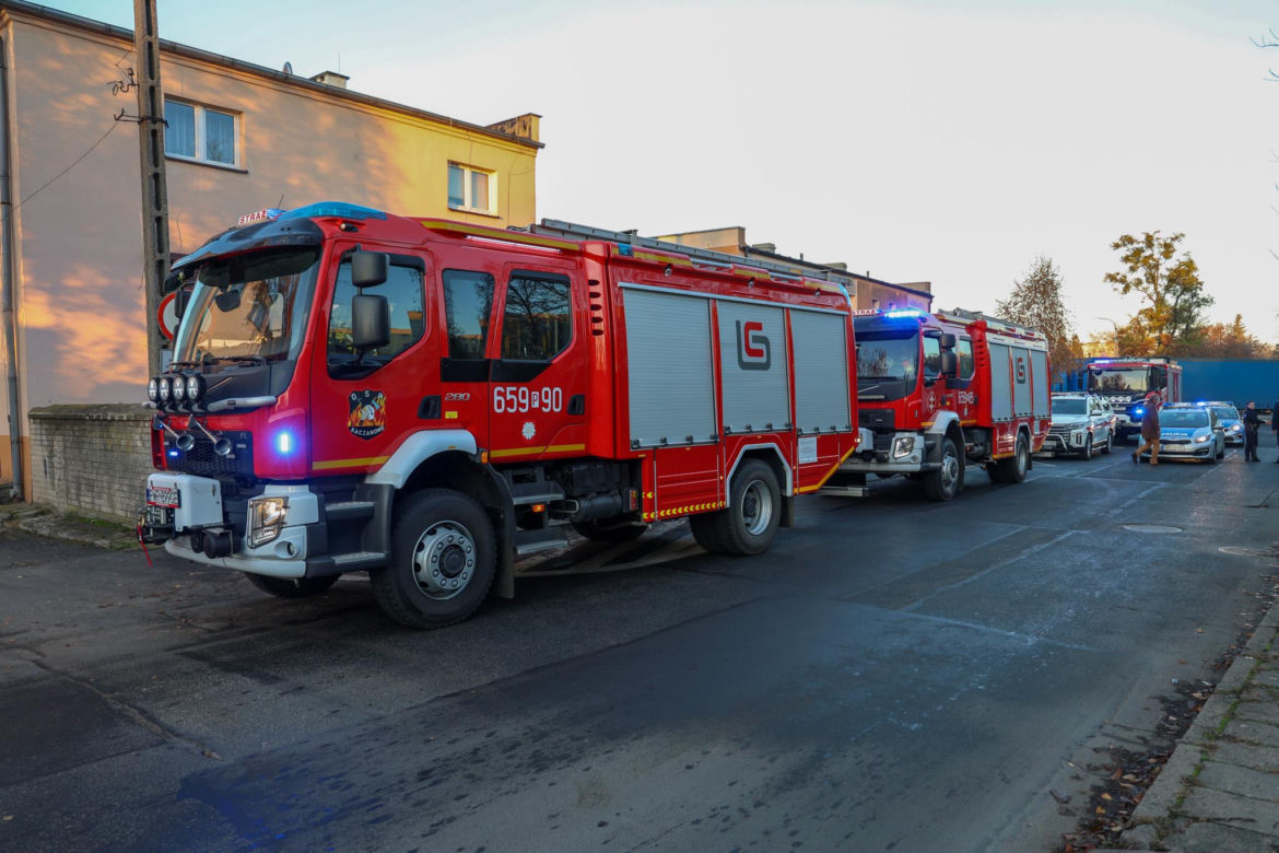 Wielka ewakuacja we Wrześni. Ponad 360 osób musiało opuścić swoje mieszkania! [ZDJĘCIA]