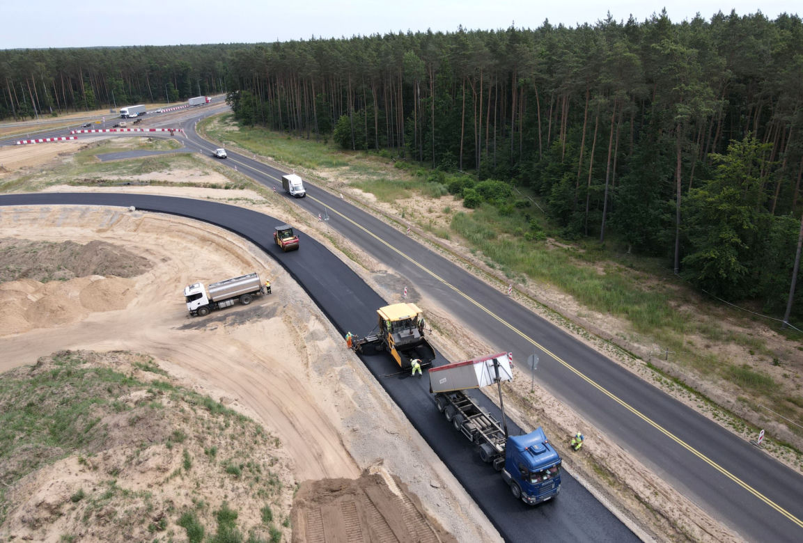 Przebudowa węzła Kijewo - czerwiec 2021