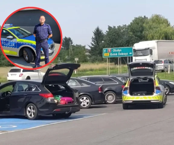 Policjant odebrał poród na parkingu!