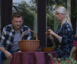 M jak miłość odc. 1416. Marzenka (Olga Szomańska), Bartek (Arkadiusz Smoleński)