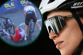 Co za koszmar Katarzyny Niewiadomej! Upadek tuż przed metą, medal był blisko! [WIDEO]