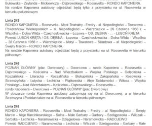 Zmiany w rozkładzie MPK Poznań od 1 września
