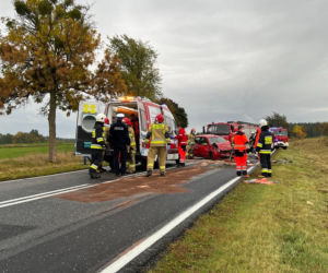 Wypadek na DK 25! Nie żyje jedna osoba [GALERIA]