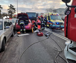 Groźny wypadek w regonie