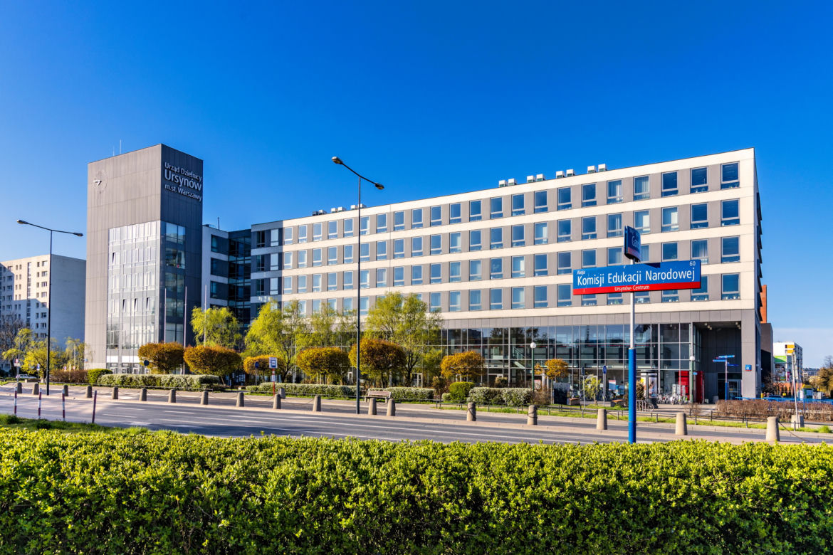 URSYNÓW liczba urzędników w urzędzie dzielnicy