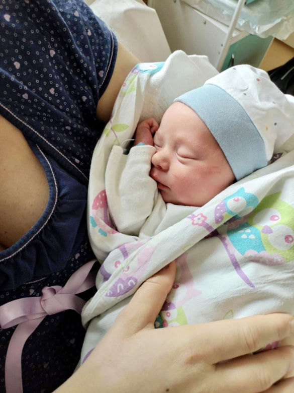 Poznań. Maurycy przyszedł na świat minutę po północy! Wzruszające wyznanie ojca. "To niesamowite uczucie"