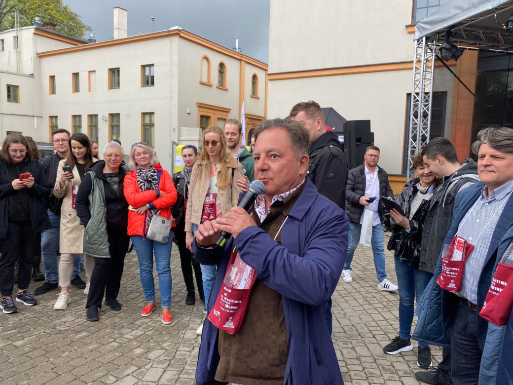 Robert Makłowicz w Zielonej Górze. III Lubuski Festiwal Otwartych Piwnic i Winnic
