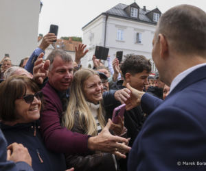 Karol Nawrocki na dożynkach