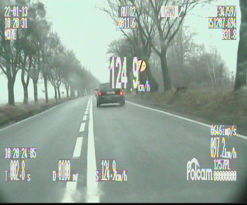 Wysoki mandat dla kierowcy za złamanie przepisów