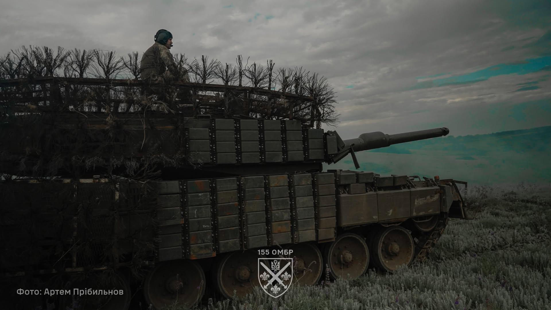 Czołg Leopard 2A4 na Ukrainie