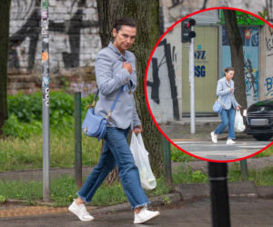 Olga Bończyk bez makijażu przeszła przez ulicę na czerwonym świetle. I to dwa razy!