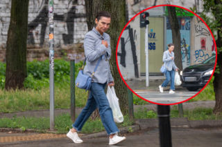 Olga Bończyk bez makijażu przeszła przez ulicę na czerwonym świetle. I to dwa razy!