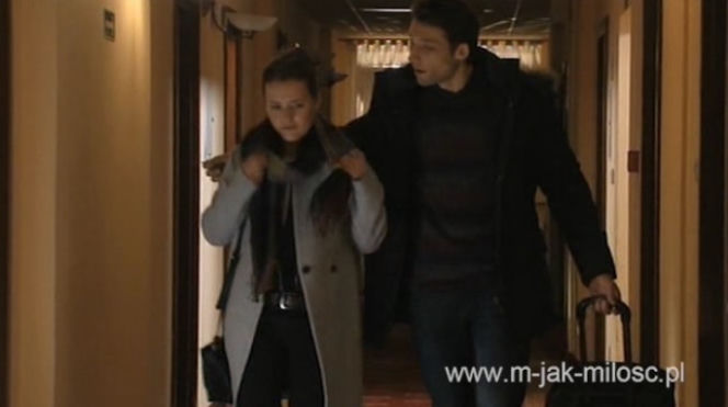 M jak miłość. Ala (Olga Frycz), Karol (Bartek Waga)