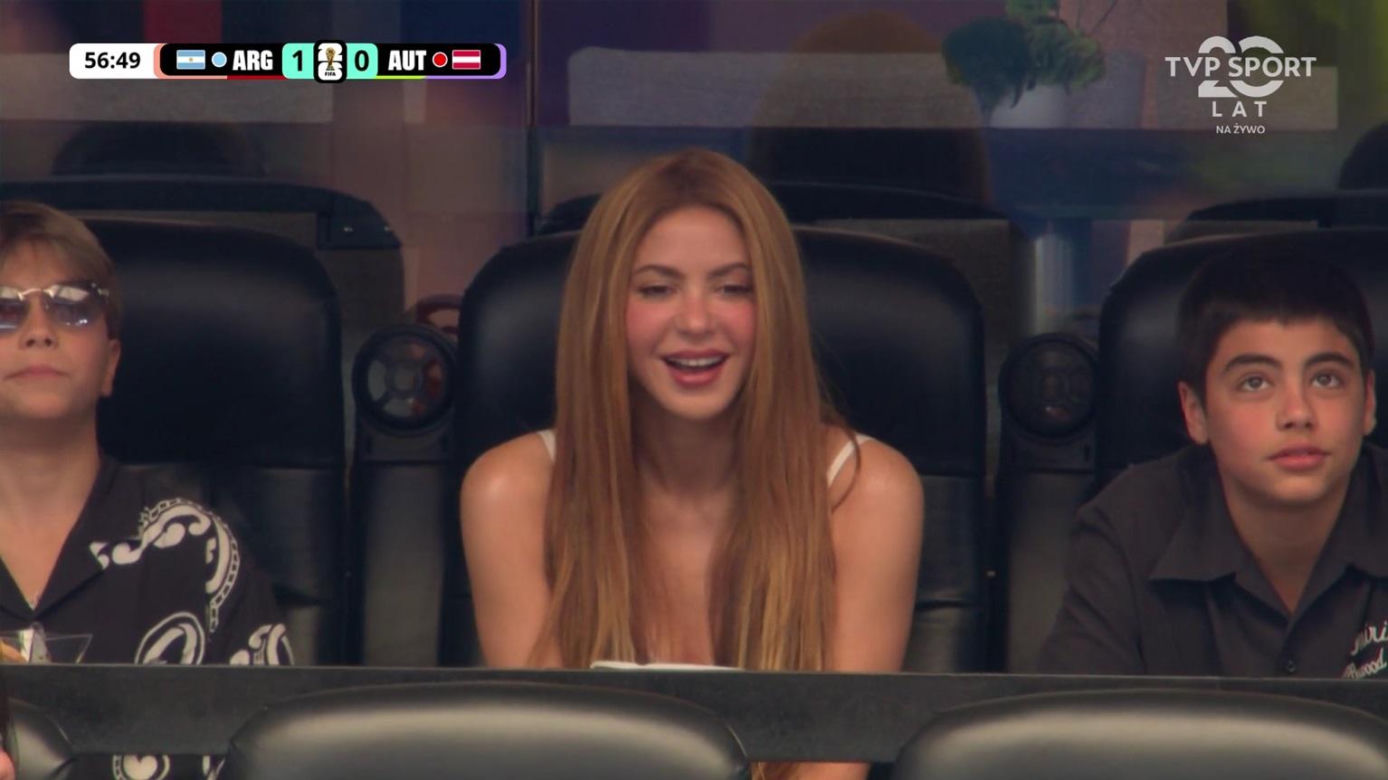 Shakira "zaatakowana" na meczu Argentyna - Austria