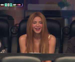 Shakira zaatakowana na meczu Argentyna - Austria