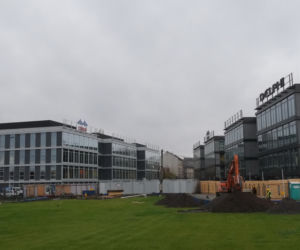 Zdjęcie z III etapu budowy Enterprise Park w Krakowie