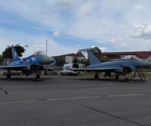 Niemiecki samolot Eurofighter Typhoon