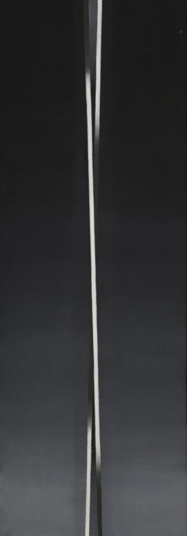 Stefan Gierowski - CDXCIX, 1983, oil on canvas