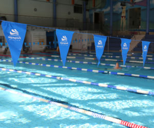 Basen sportowy we wrocławskim Aquaparku