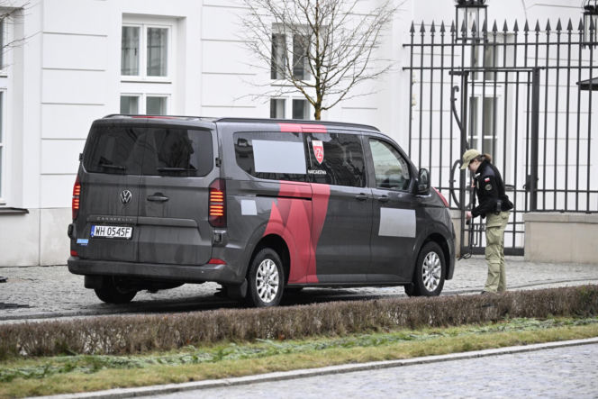 Kacper Tomasiak i skoczkowie u prezydenta