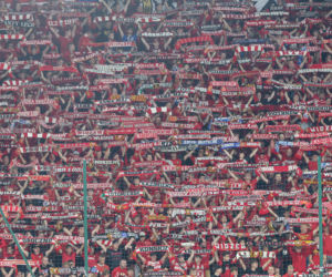 Widzew Łódź - Lech Poznań: Zdjęcia kibiców z meczu 6. kolejki PKO BP Ekstraklasy