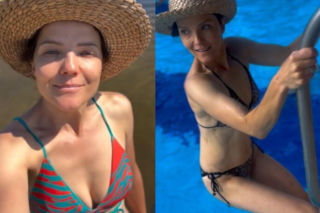 Tak Joanna Jabłczyńska odpoczywa na wakacjach. Bikini, kapelusz i zero makijażu