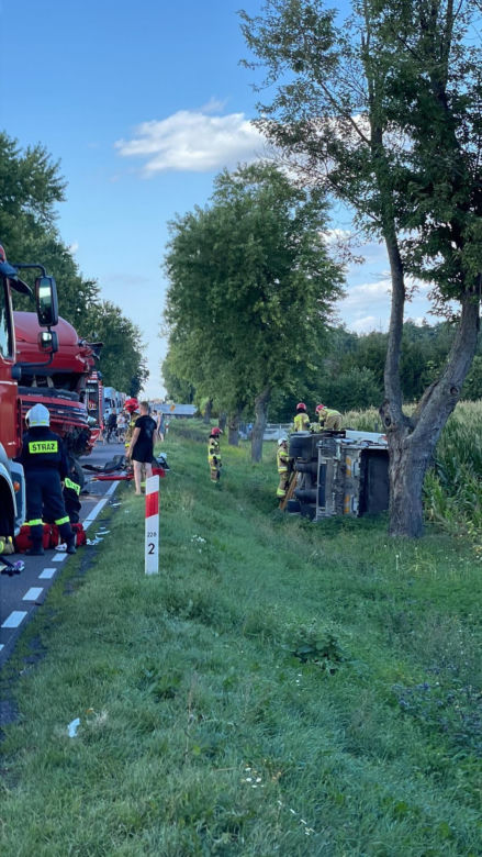 Wypadek na DK 19 w Turowie. Trzy osoby trafiły do szpitala
