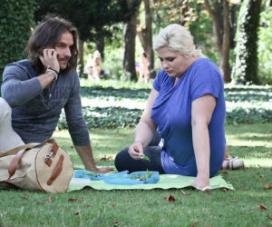 2XL odcinek 7. Agata (Elżbieta Romanowska), Robert (Piotr Stramowski)