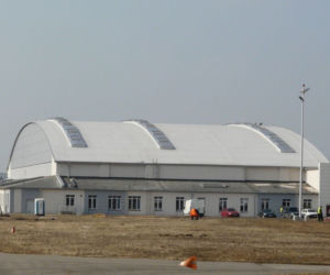 Nowy hangar w Pyrzowicach