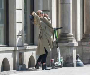 Magdalena Cielecka walczy z wiatrem