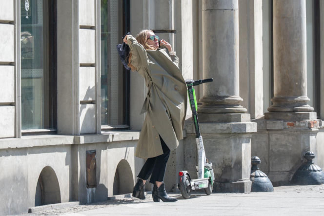 Magdalena Cielecka walczy z wiatrem