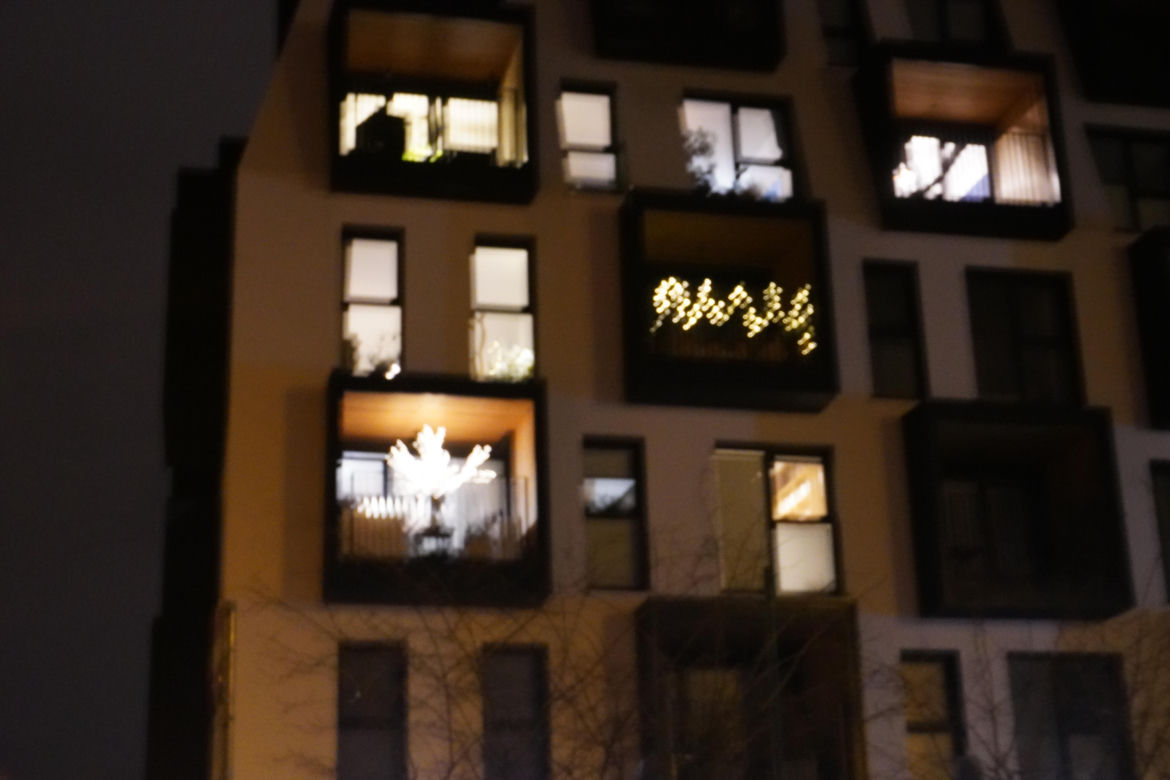 Poznań na wieczór przed Wigilią
