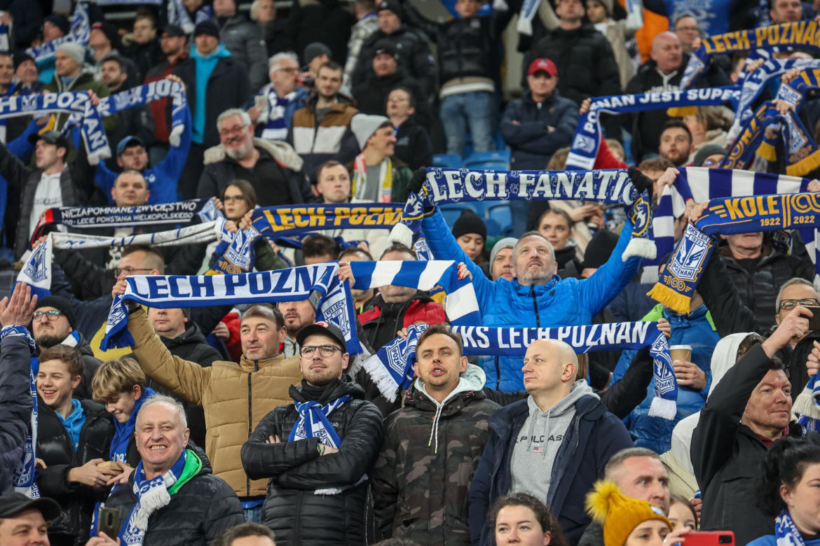 Lech Poznań - Pogoń Szczecin. Zdjęcia kibiców na meczu Fortuna Pucharu Polski