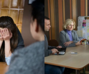 Na Wspólnej odcinek 2452, Dorota (Julia Wieniawa), Danka (Lucyna Malec), Marcin (Antek Królikowski)