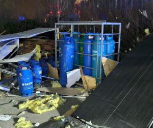 Na miejscu pracowało 7 zastępów straży pożarnej w tym Specjalistyczna Grupa Poszukiwawczo-Ratownicza Gdańsk