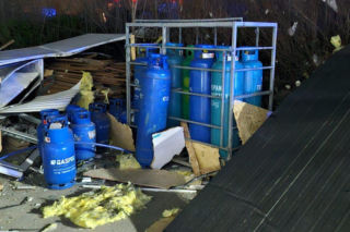 Na miejscu pracowało 7 zastępów straży pożarnej w tym Specjalistyczna Grupa Poszukiwawczo-Ratownicza Gdańsk