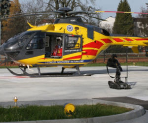 Bomba na pokładzie helikoptera. Nietypowa akcja służb