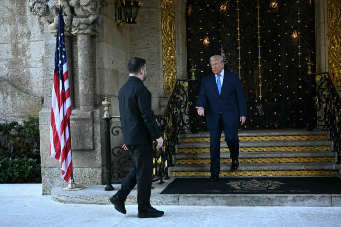 Wołodymyr Zełenski i Donald Trump