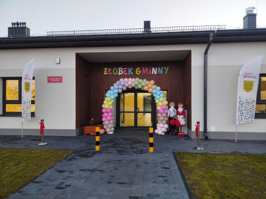 Otwarcie pierwszego publicznego Żłobka Gminnego w Wiśniewie. Z placówki korzysta ok. 30 dzieci