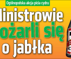Piechociński i Arłukowicz pożarli się o reklamy cydru!