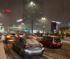 Trudne warunki drogowe w Polsce