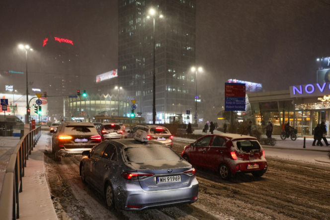 Trudne warunki drogowe w Polsce