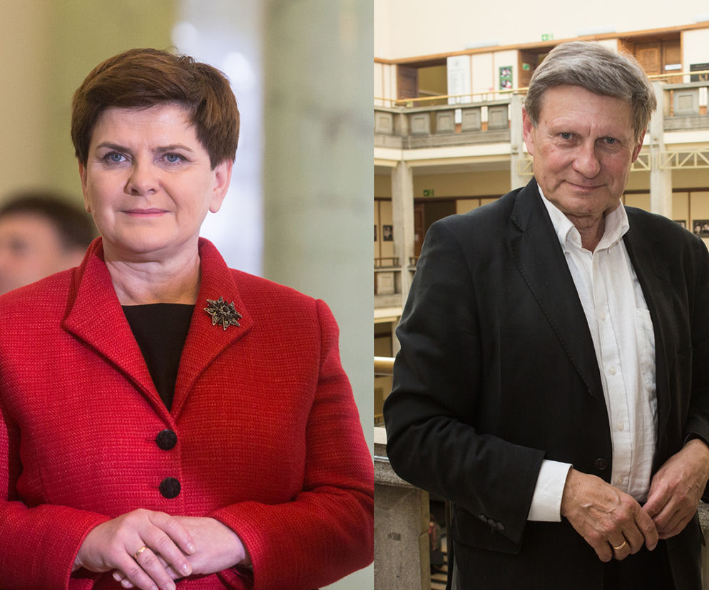 Beata Szydło i Leszek Balcerowicz